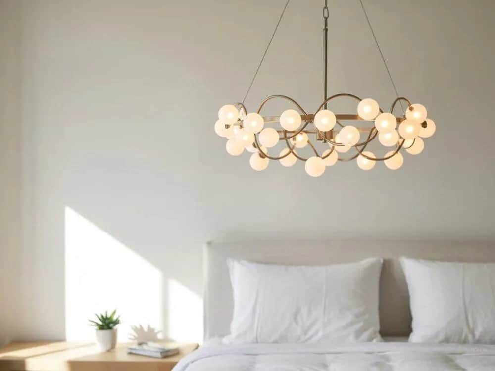 Jak wybrać idealny żyrandol do małej sypialni, by zaoszczędzić przestrzeń